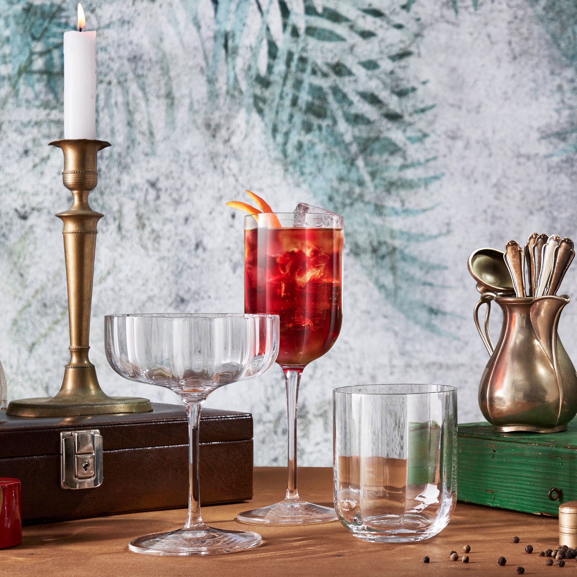 Jazz vandglas/whiskyglas 4 stk